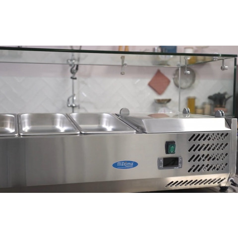 MAXIMA feltéthűtő 7xGN1/3 - 160cm