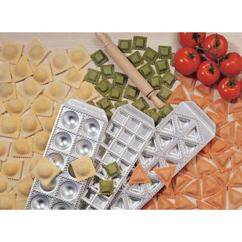 IMPERIA Tris Classici ravioli forma szett nyújtóval
