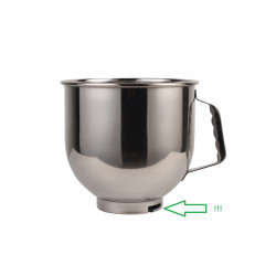 Inox tál MAXIMA 7 L planetáris mixerhez - model 1