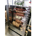 Elektromos kürtőskalács sütő gép 8+8 sütőfával
