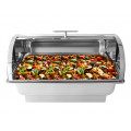 HORECATECH inox roll top fedő GN1/1 chafing tálhoz