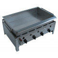 Lángos és fánksütő inox serpenyővel és csappal - 4 égős gázüzemű